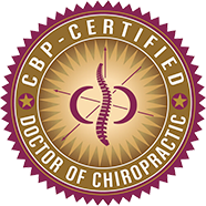 Certified in Chiropractic biophysics seal