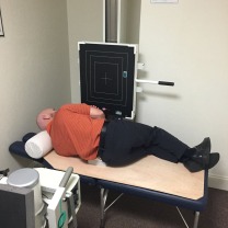 Patient on X-ray table