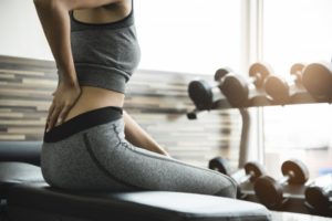 workout back pain